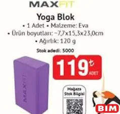 MAXFİT YOGA BLOK